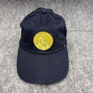 Baccha-Kong Navy Blue Cotton Baseball Cap Adjustable Dad Hat Embroidered Patch